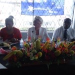 MP Loujaya Kusa, Minister Julie Bishop & Governor Kelly Naru